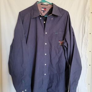 Tommy Hilfiger Men's Dark Purple Shirt